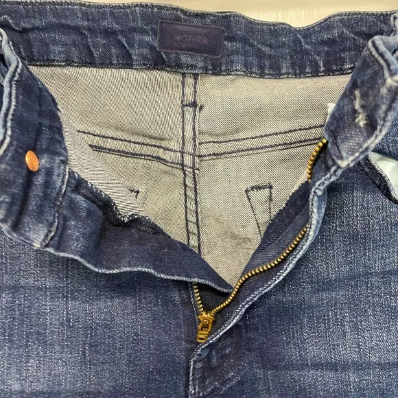 MOTHER The Looker - High Waisted - Here Kitty,Kitty Glitter Racer jeans (sz30) - Picture 4 of 15